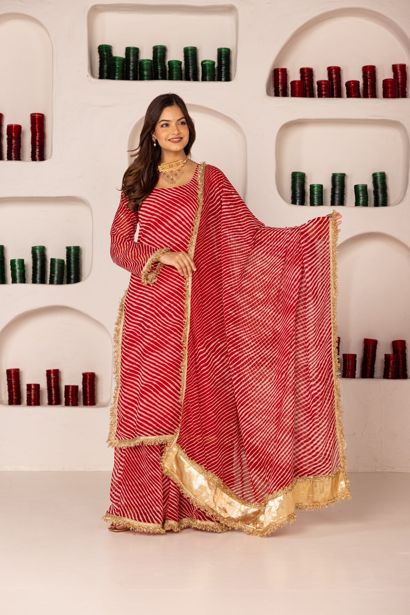 LAAL SHEHZADI SHARARA SET