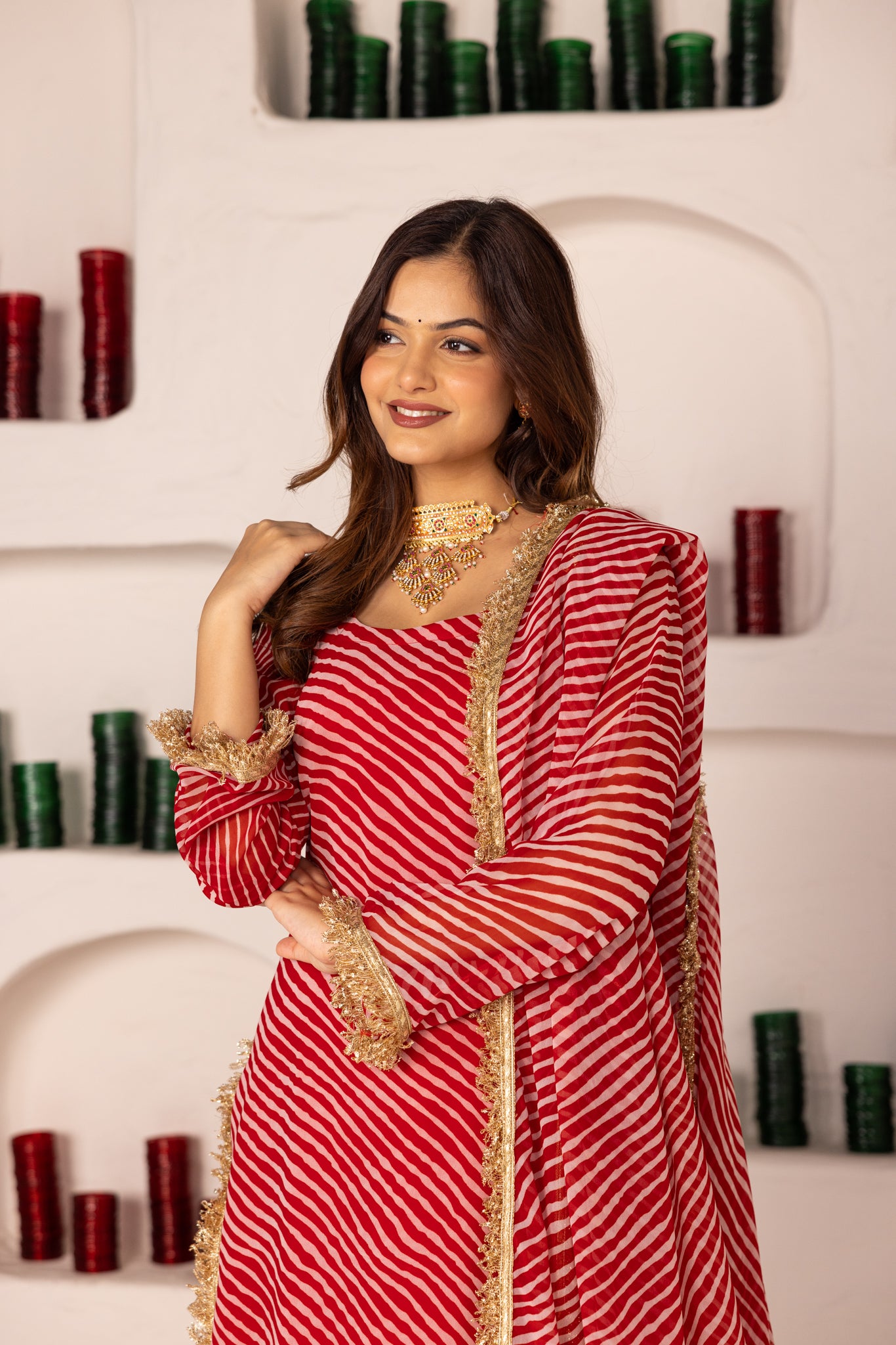 LAAL SHEHZADI SHARARA SET
