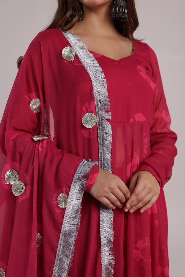 SHUBH GULAAL SUIT SET