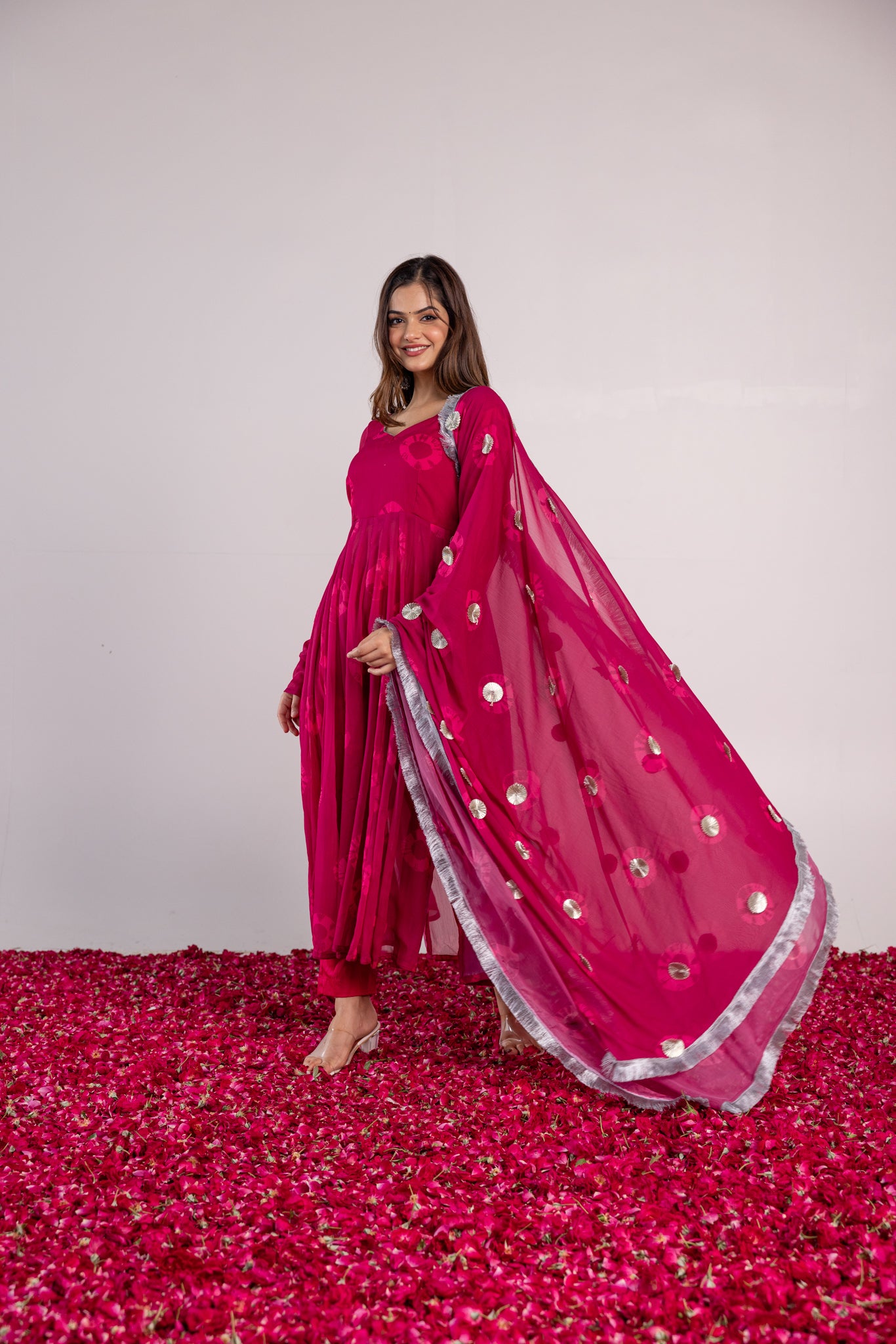 SHUBH GULAAL SUIT SET