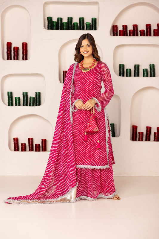 GULAABI SHEHZADI SHARARA SET